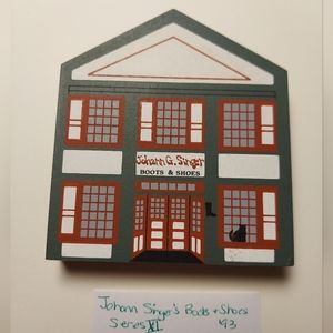 Johann Singer Boots and Shoes _ Georgia _ Cat's Meow Village